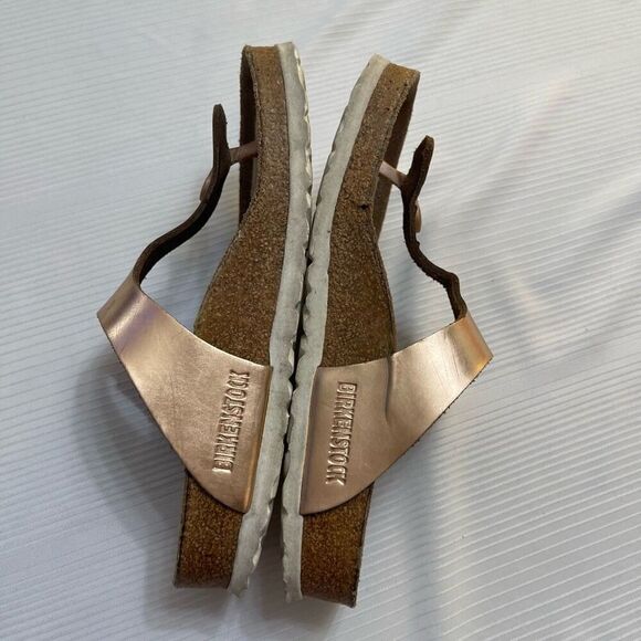 Birkenstock Gizeh Metallic Copper Sandals Size 36 US 5-5.5 - Picture 5 of 7